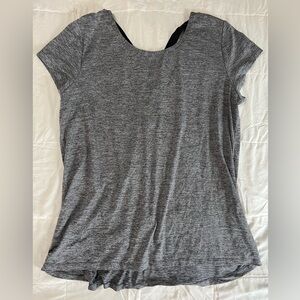Gray Women's Athletic Top